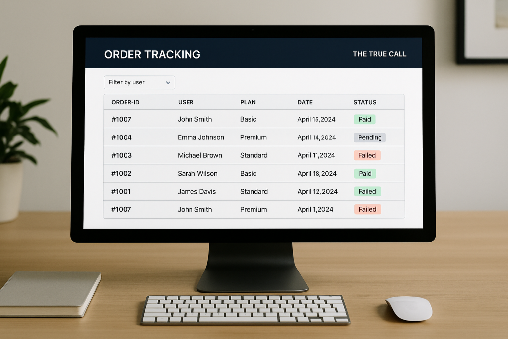 order tracking updates